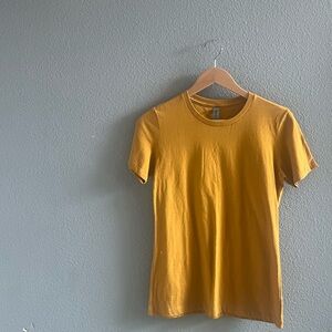 Next Level Apparel Mustard Crewneck Tee